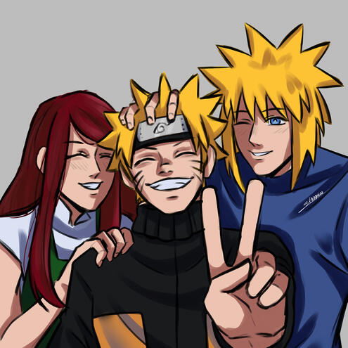 The Uzumaki family - Naruto Shippuden